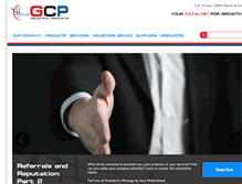 Tablet Screenshot of gcpindustrial.com